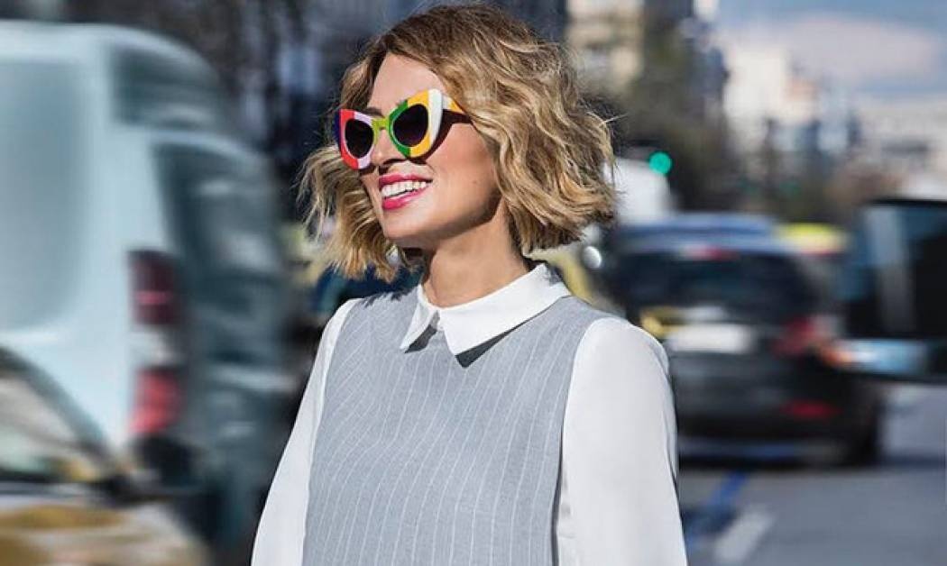 Η Μαρία Ηλιάκη φοράει το γκρι όπως καμία άλλη