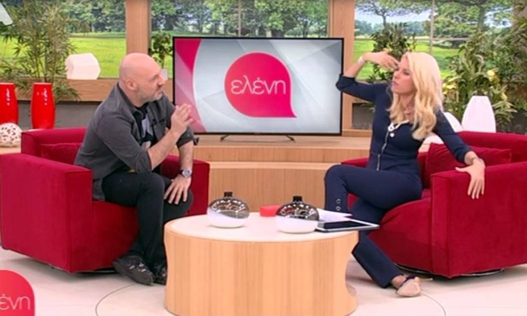 Η απίστευτη παρατήρηση του Μουτσινά για το πλατό της Ελένης