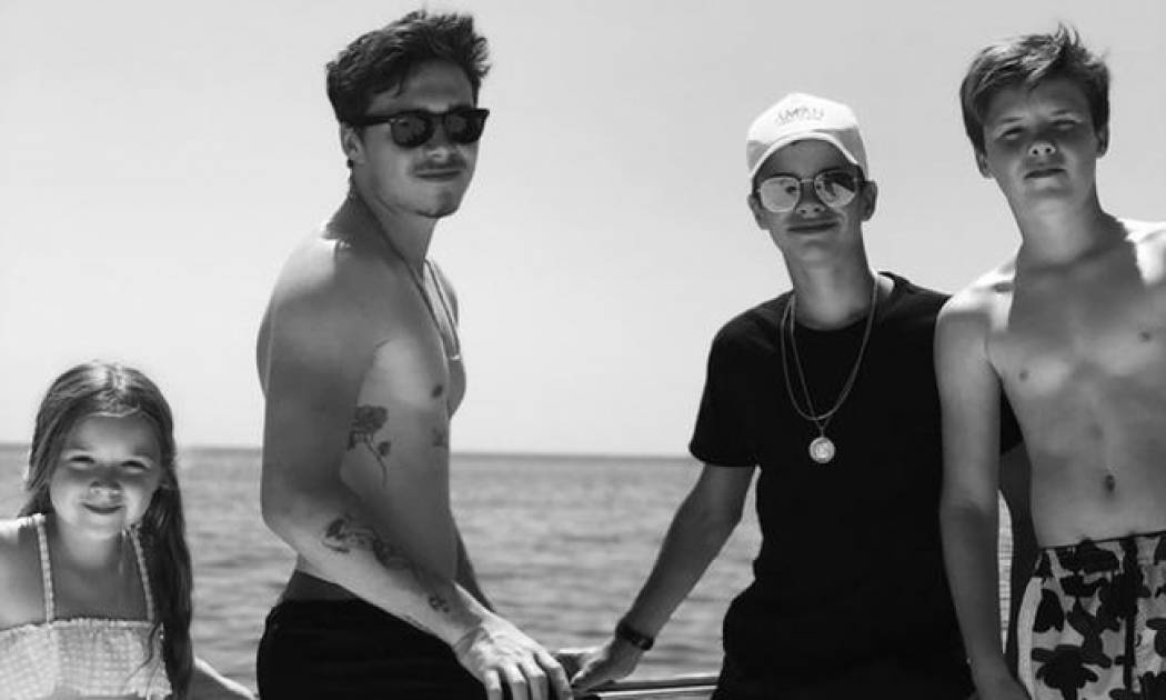 Οι καλοκαιρινές διακοπές της οικογένειας Beckham άρχισαν - Δείτε τις πρώτες φωτογραφίες