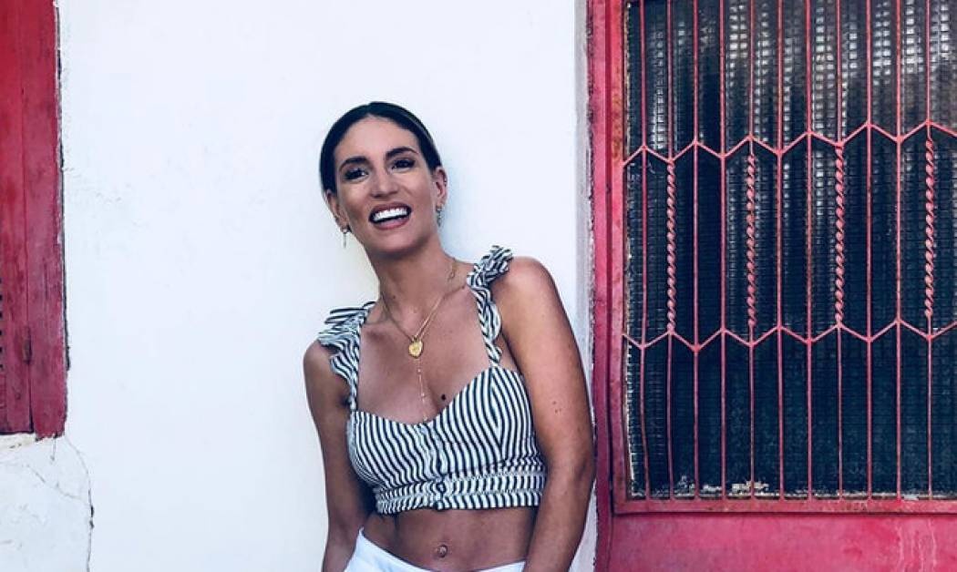 Αθηνά Οικονομάκου & baby Μάξιμος. Ή αλλιώς βραδινή έξοδος για μαμά και γιο