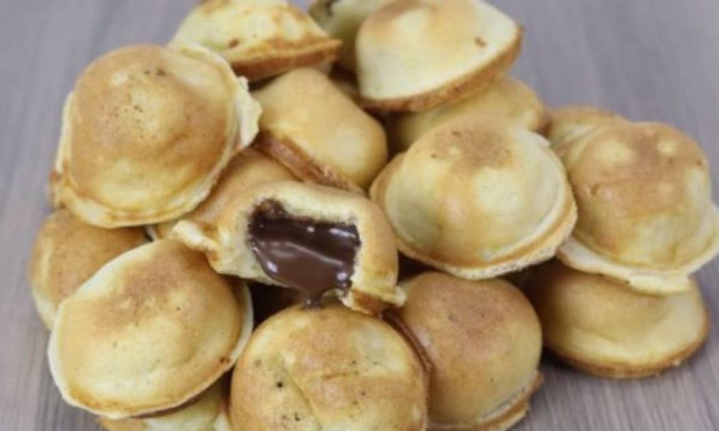 Γεμιστά puncakes με σοκολάτα - Νόστιμα και λαχταριστά (vid)