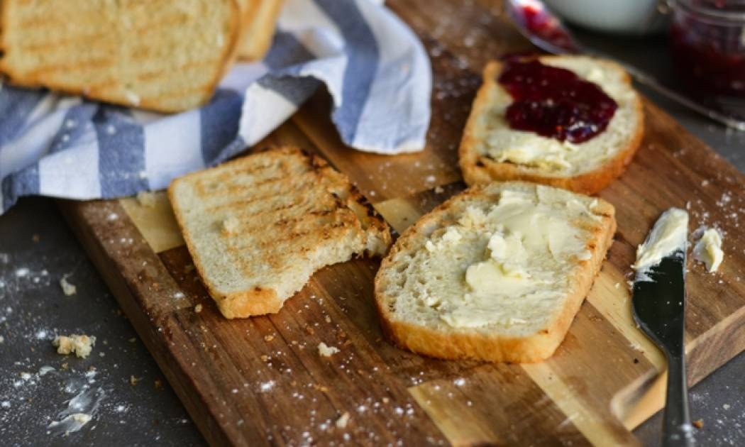 Σπιτικό ψωμί του τόστ