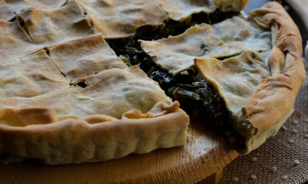 Χορτόπιτα με τραχανά