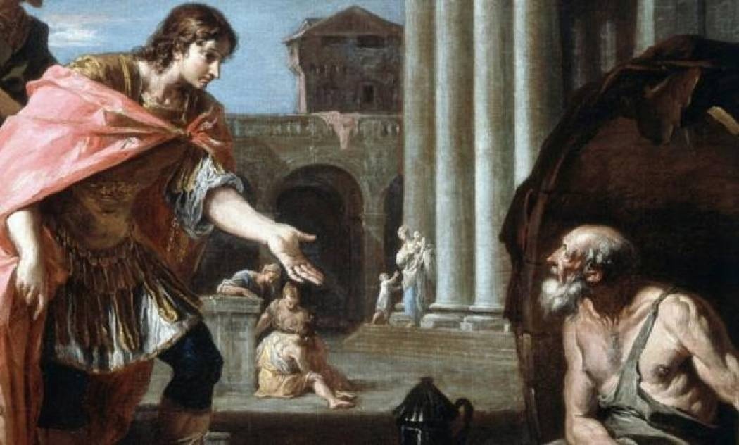 Ο άγνωστος διάλογος του Μεγάλου Αλεξάνδρου με τον Δάσκαλο Διογένη