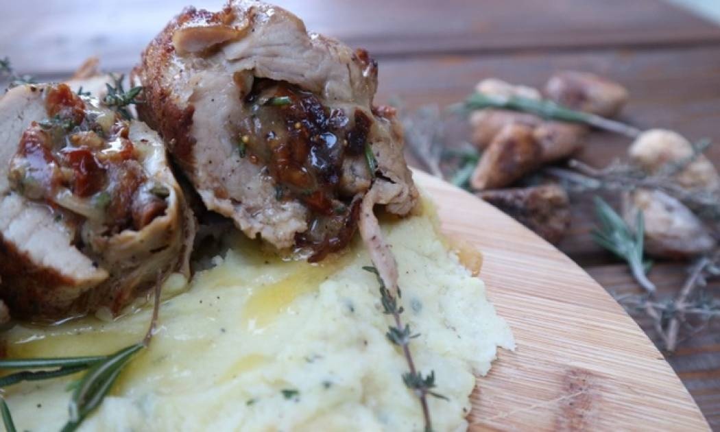 Ψαρονέφρι γεμιστό με mashed potatoes