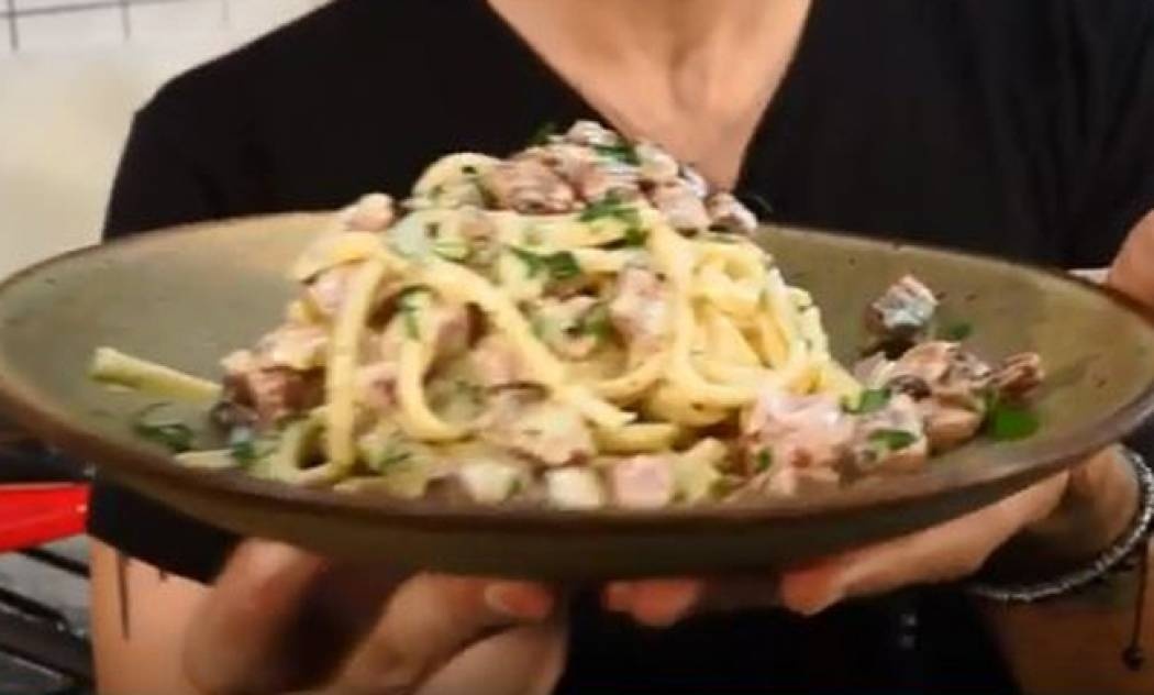 Καρμπονάρα με σύγκλινο