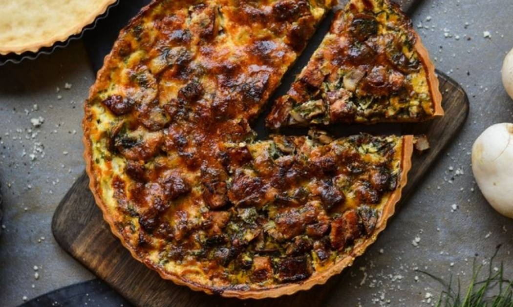 Τάρτα με γεύση καρμπονάρα