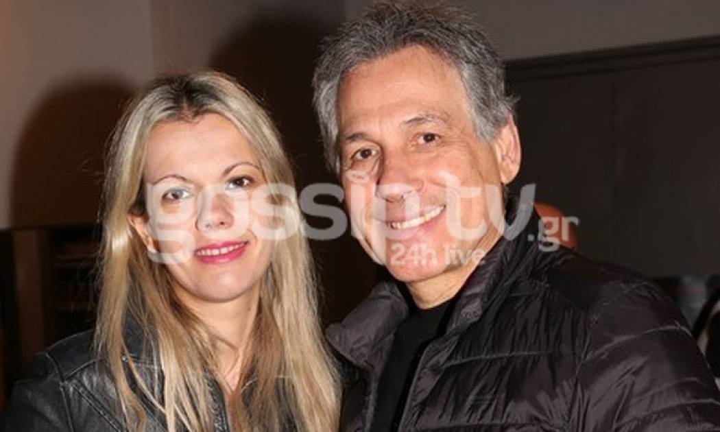 Ο Θάνος Καληώρας με τη σύζυγό του σε σπάνια κοινή εμφάνιση