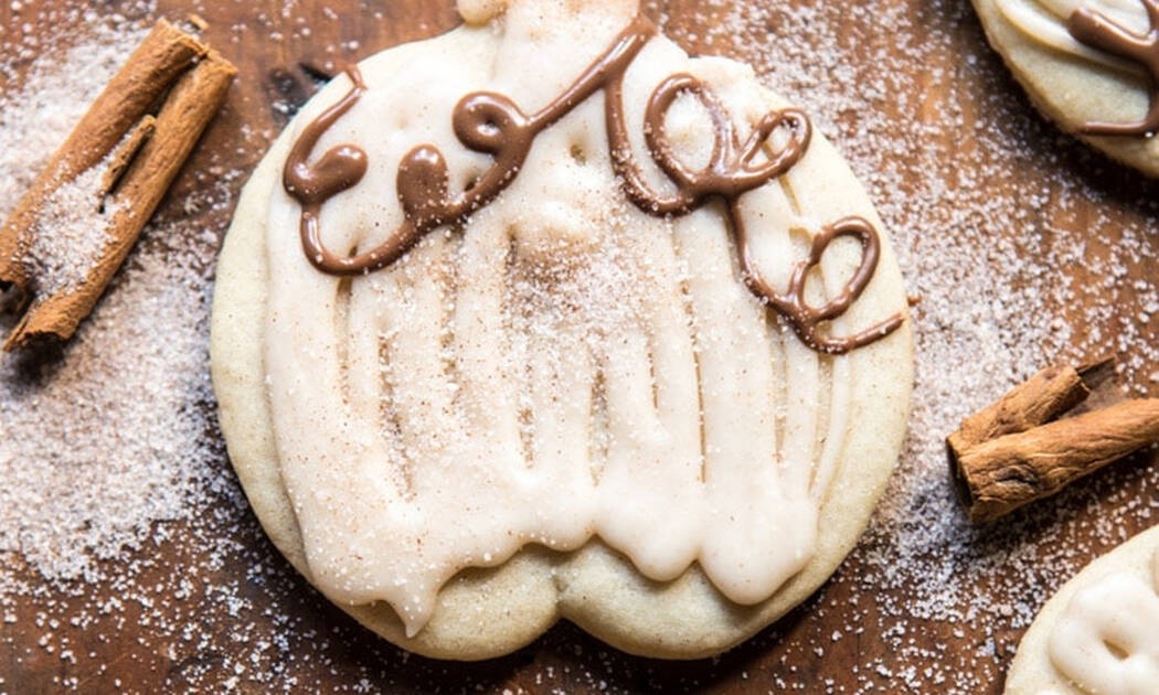 Μπισκότα με κανέλα και γλάσο