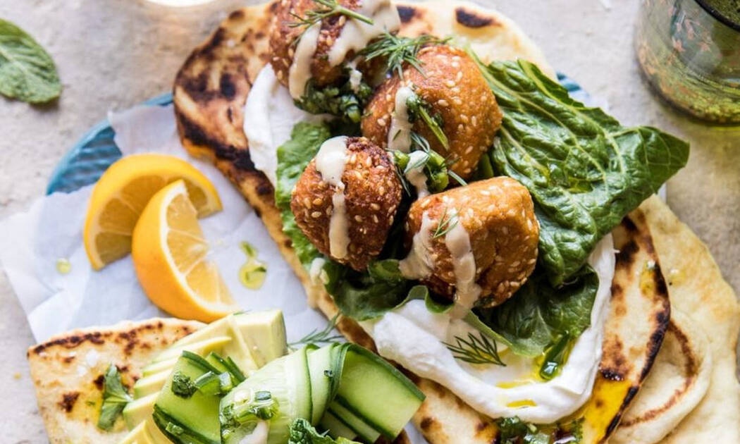 Φαλάφελ με ταχίνι και ginger