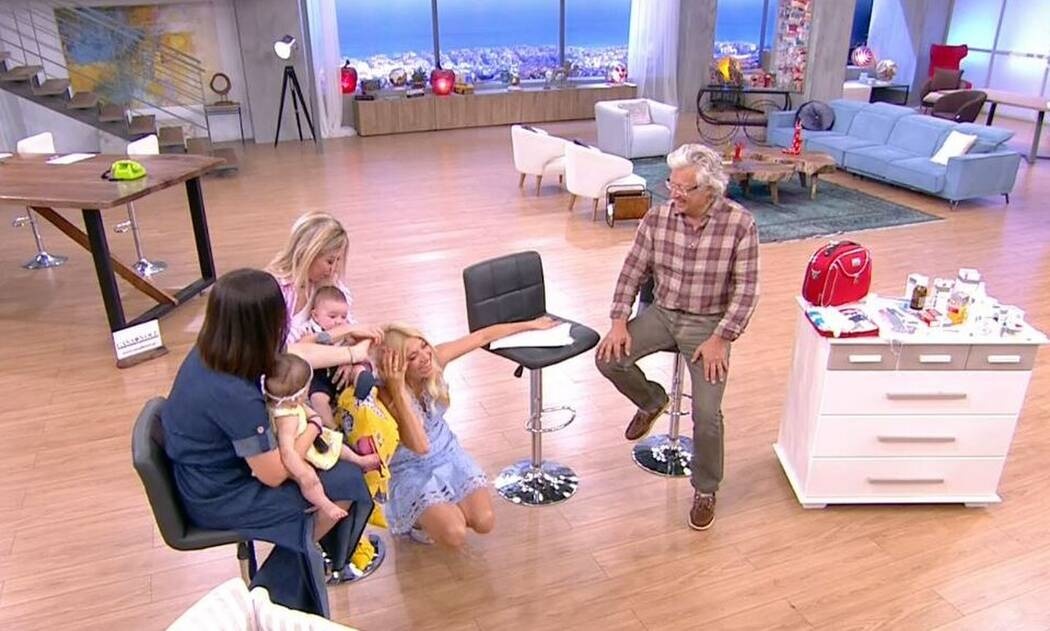 Απίστευτο στιγμιότυπο στο Πρωινό: Ο μπόμπιρας τράβηξε τα μαλλιά της Σκορδά και... (Video)