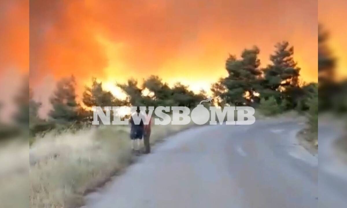 Φωτιά ΤΩΡΑ στην Εύβοια: Εντολή να εκκενώσουν τα χωριά περιμένουν οι κάτοικοι