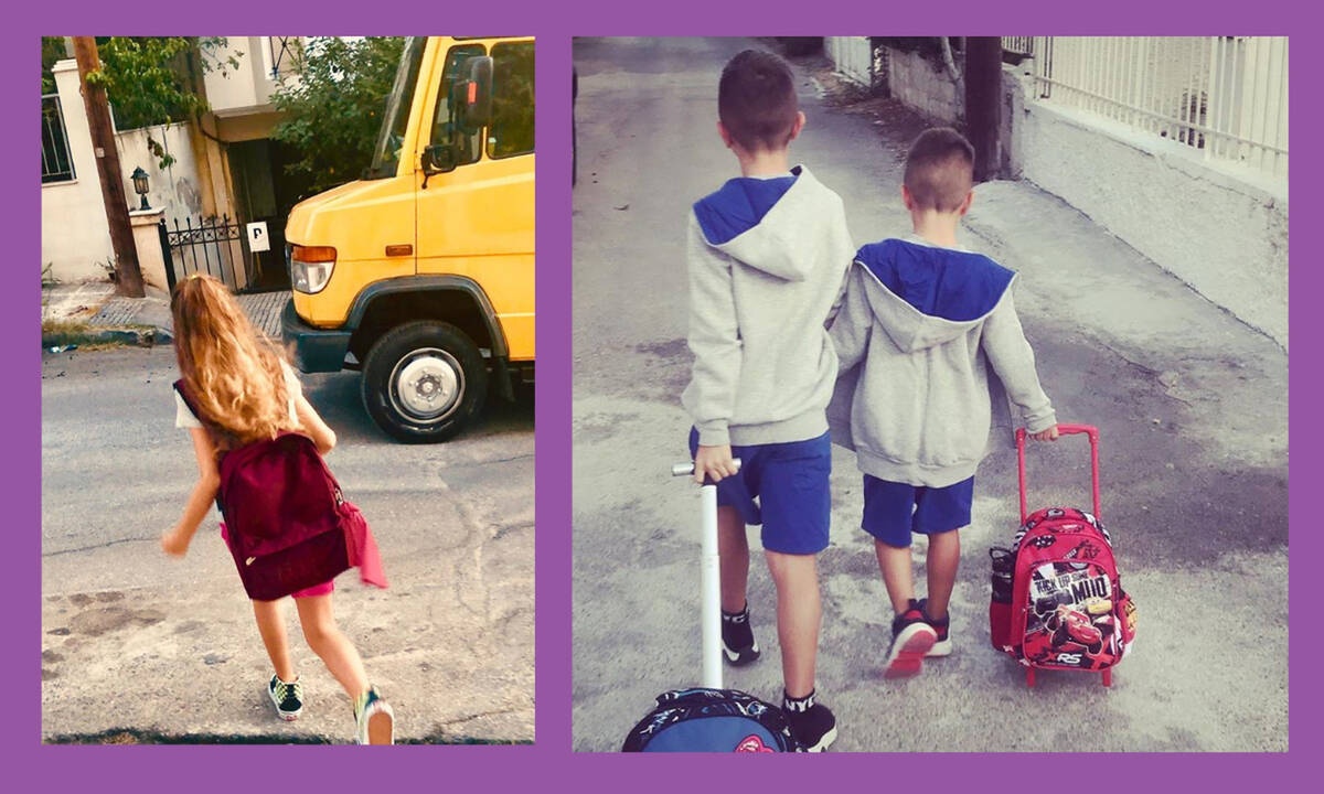 #backtoschool-Tι ανέβασαν οι διάσημοι γονείς από την πρώτη μέρα των παιδιών τους στο σχολείο (pics)