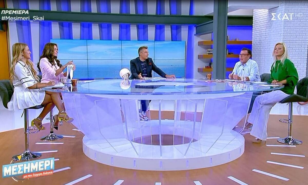 Μεσημέρι με τον Γιώργο Λιάγκα: Το απρόοπτο συμβάν στην πρεμιέρα του (Video)