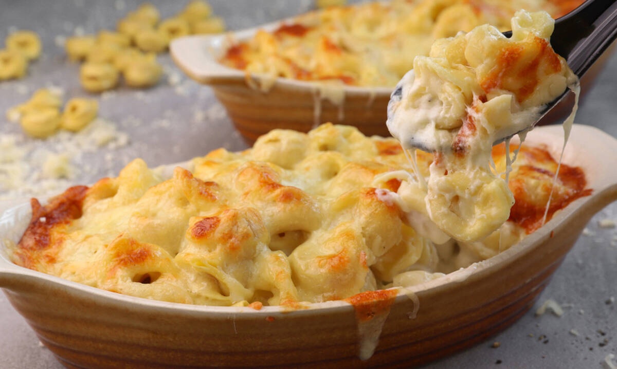 Τορτελίνια φούρνου με κρέμα γάλακτος- Συνταγή που θα λατρέψεις 