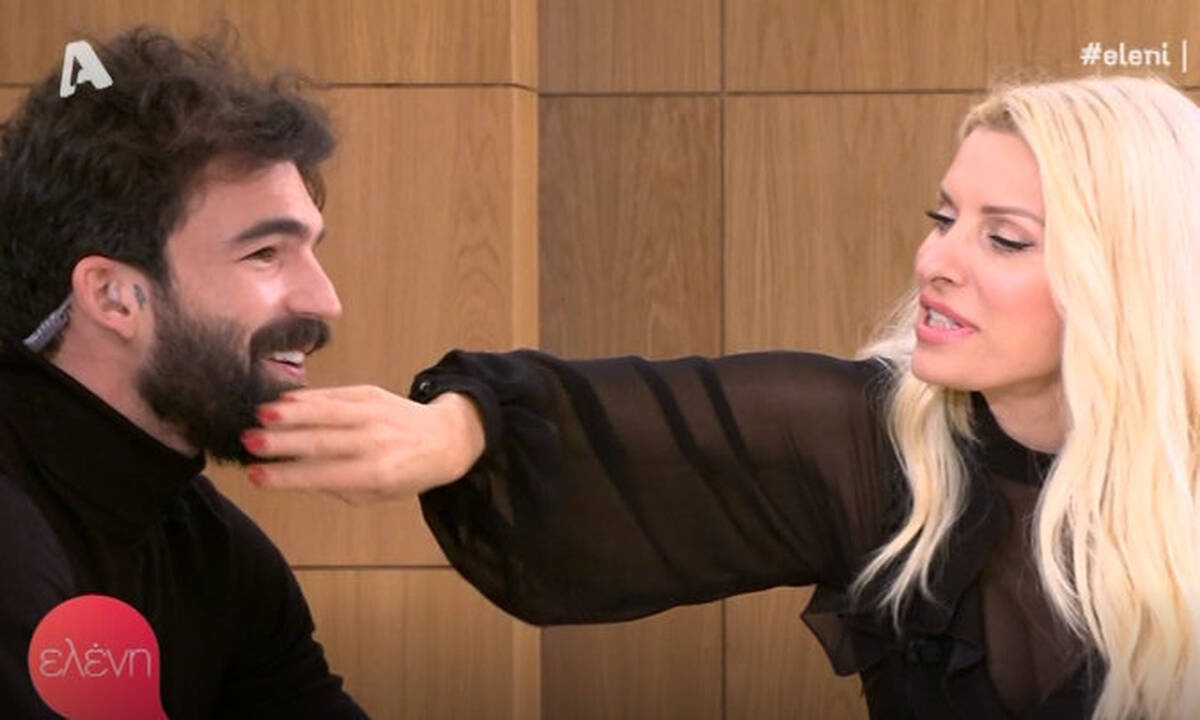 Ελένη Μενεγάκη: Γιατί άρπαξε από το μούσι τον Δημήτρη Αλεξάνδρου; Τι συνέβη; (video)