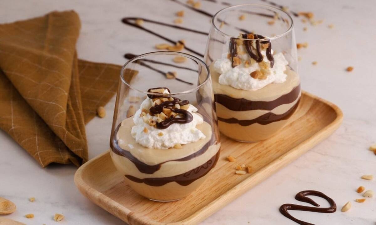 Παρφέ με φυστικοβούτυρο από τον Γιώργο Τσούλη