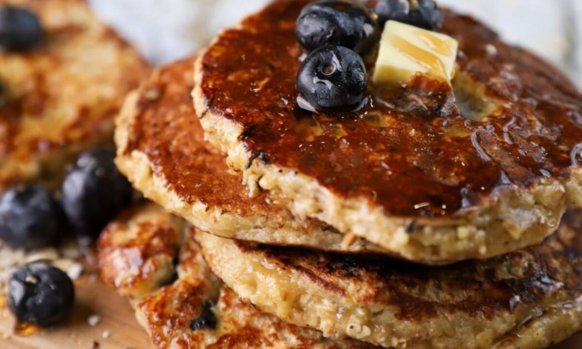 Γρήγορες τηγανίτες με blueberries- Θα τις λατρέψετε!