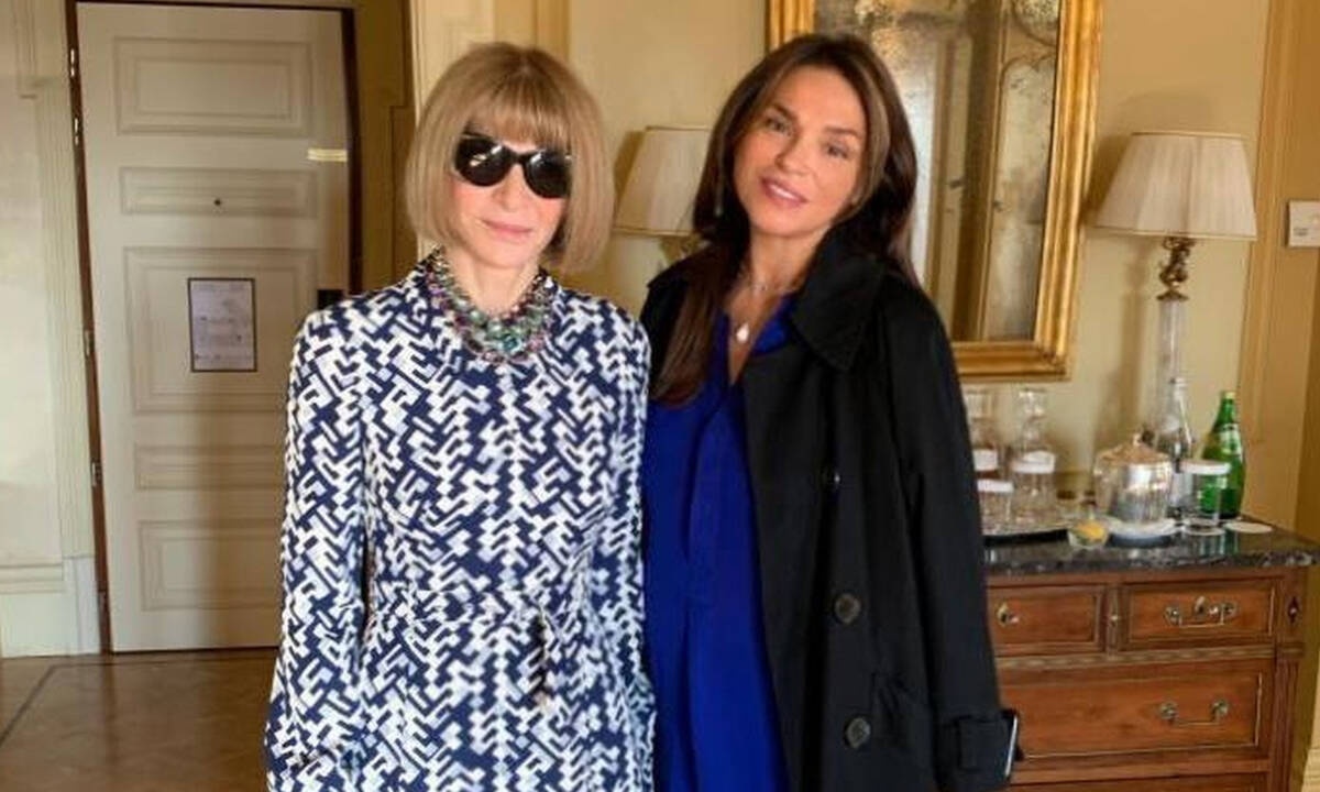 Η συνάντηση της Anna Wintour με την Celia Kritharioti