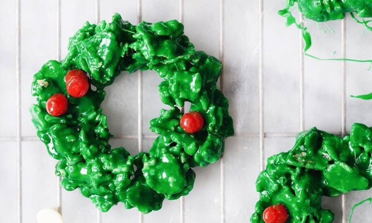 Φτιάξε μόνη σου χριστουγεννιάτικα στεφανάκια ...για φάγωμα