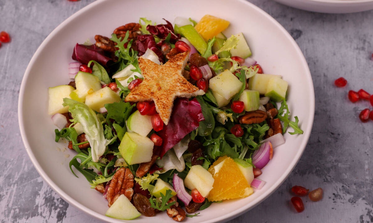 Γιορτινή σαλάτα από τον Γιώργο Τσούλη