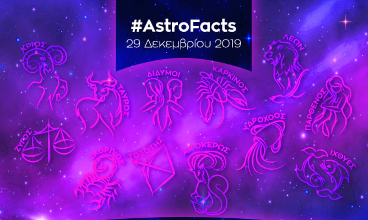 Η φράση - κλειδί του ζωδίου σου για σήμερα, 29/12