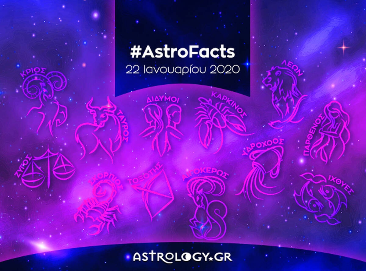 Η φράση - κλειδί του ζωδίου σου για σήμερα, 22/01