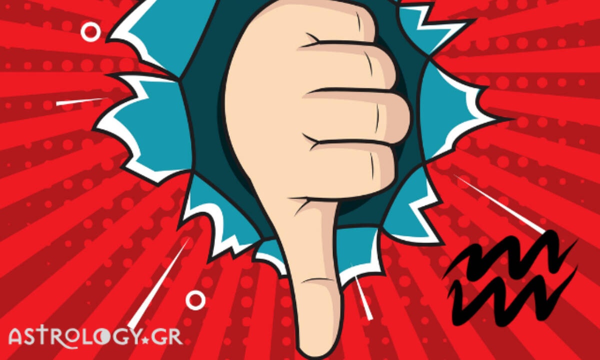 Αυτά κάνεις και... ξενερώνεις τον άντρα Υδροχόο