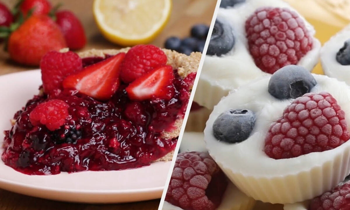 Συνταγές για γλυκά με λίγες θερμίδες και χωρίς ψήσιμο (vid)