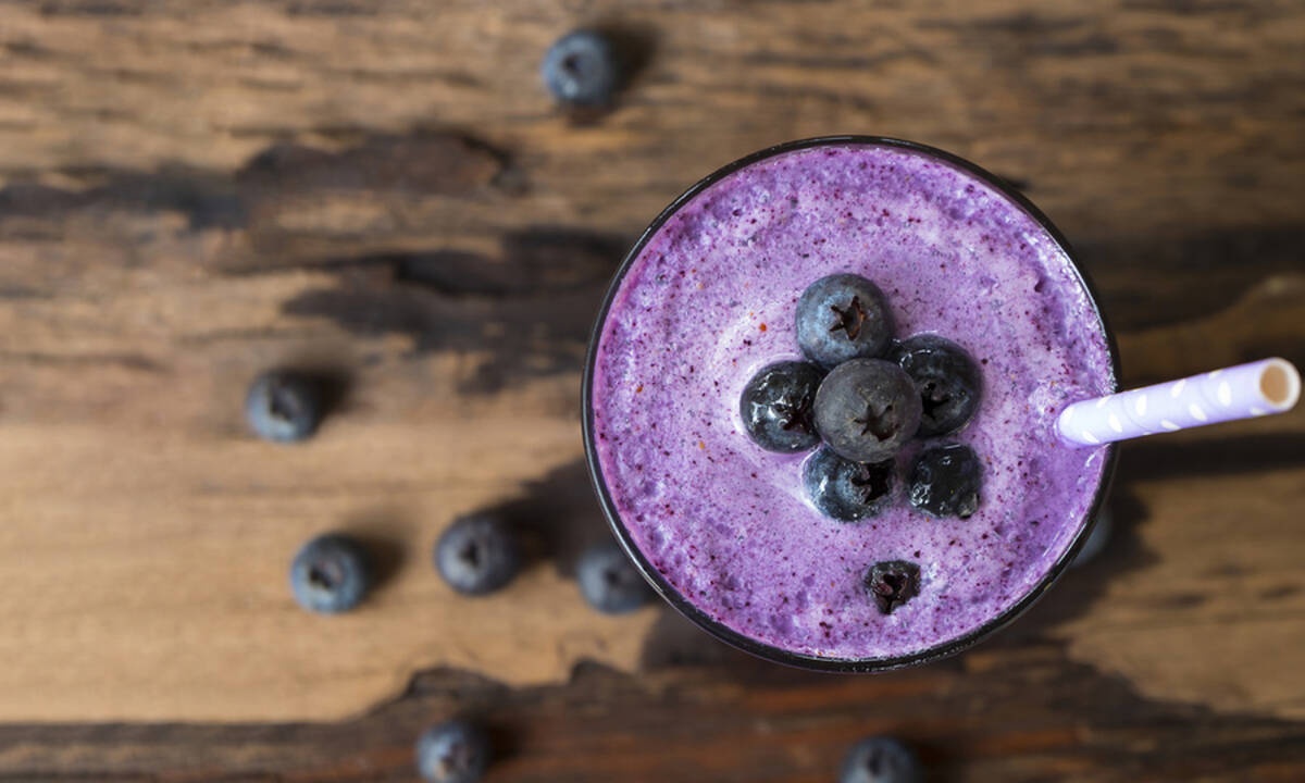 Smoothie με μύρτιλα για απώλεια βάρους - Φτιάξτε το και χάστε κιλά