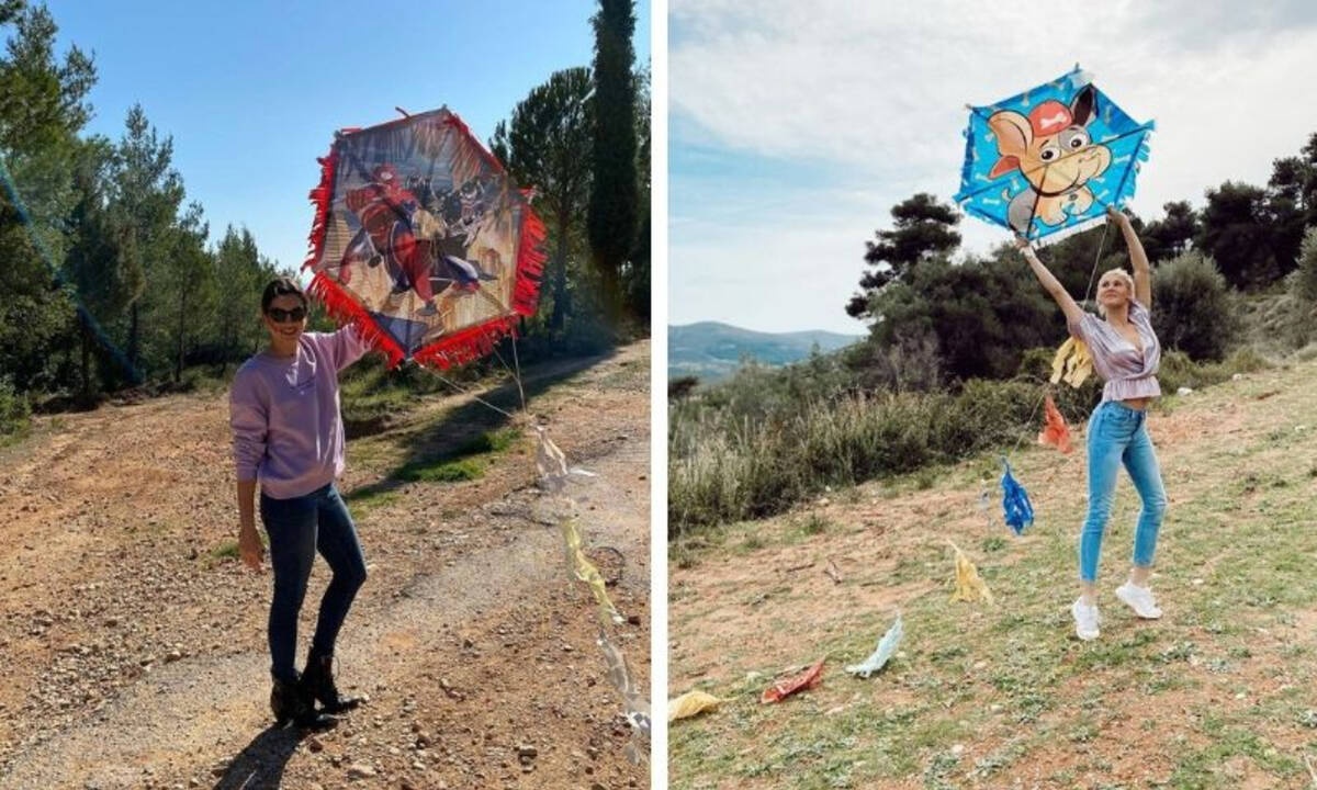 Έλληνες διάσημοι γονείς και τα παιδιά τους: Δείτε πώς πέρασαν την Καθαρά Δευτέρα (pics)