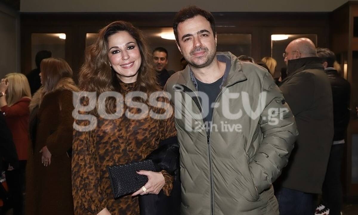 Κατερίνα Παπουτσάκη - Παναγιώτης Πιλαφάς: Θεατρική έξοδος με... στιλ! (Photos)
