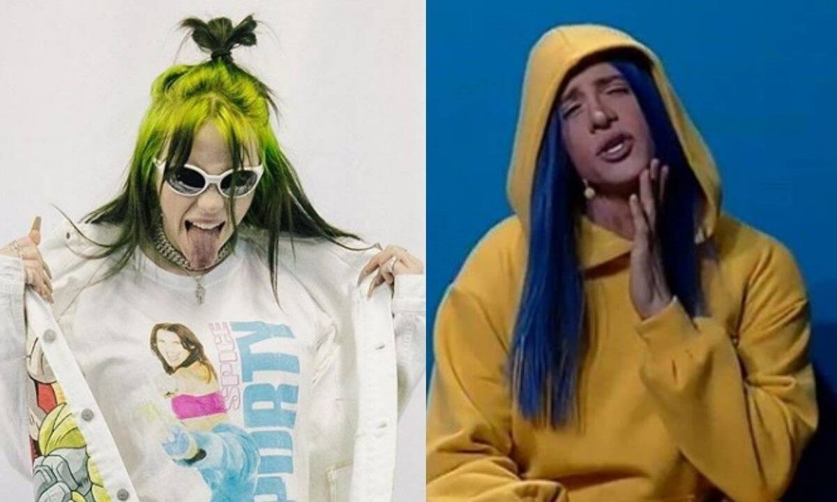 YFSF: Απίστευτο! O Μπόγδανος μεταμφιέστηκε σε Bilie Eilish και εκείνη σχολίασε την εμφάνισή του! 