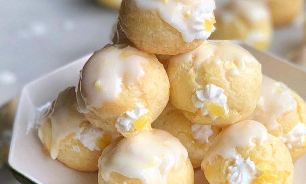 Μικρά βραχάκια με κρέμα