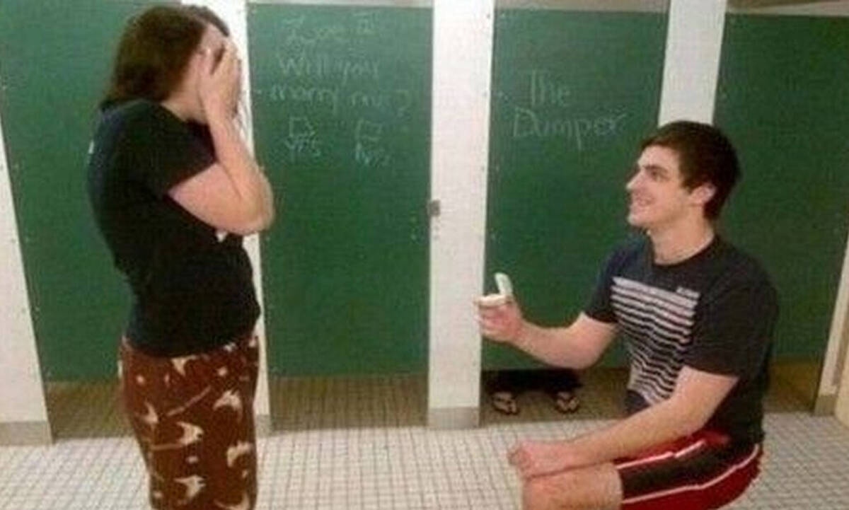 Οι πιο απαράδεκτες προτάσεις γάμου όλων των εποχών!