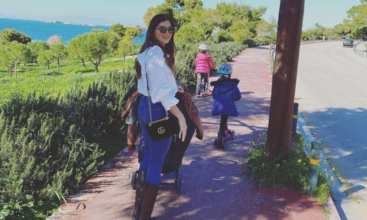 Σταματίνα Τσιμτσιλή: Δείτε τι έκανε όλο το Σαββατοκύριακο με τα παιδιά στο σπίτι