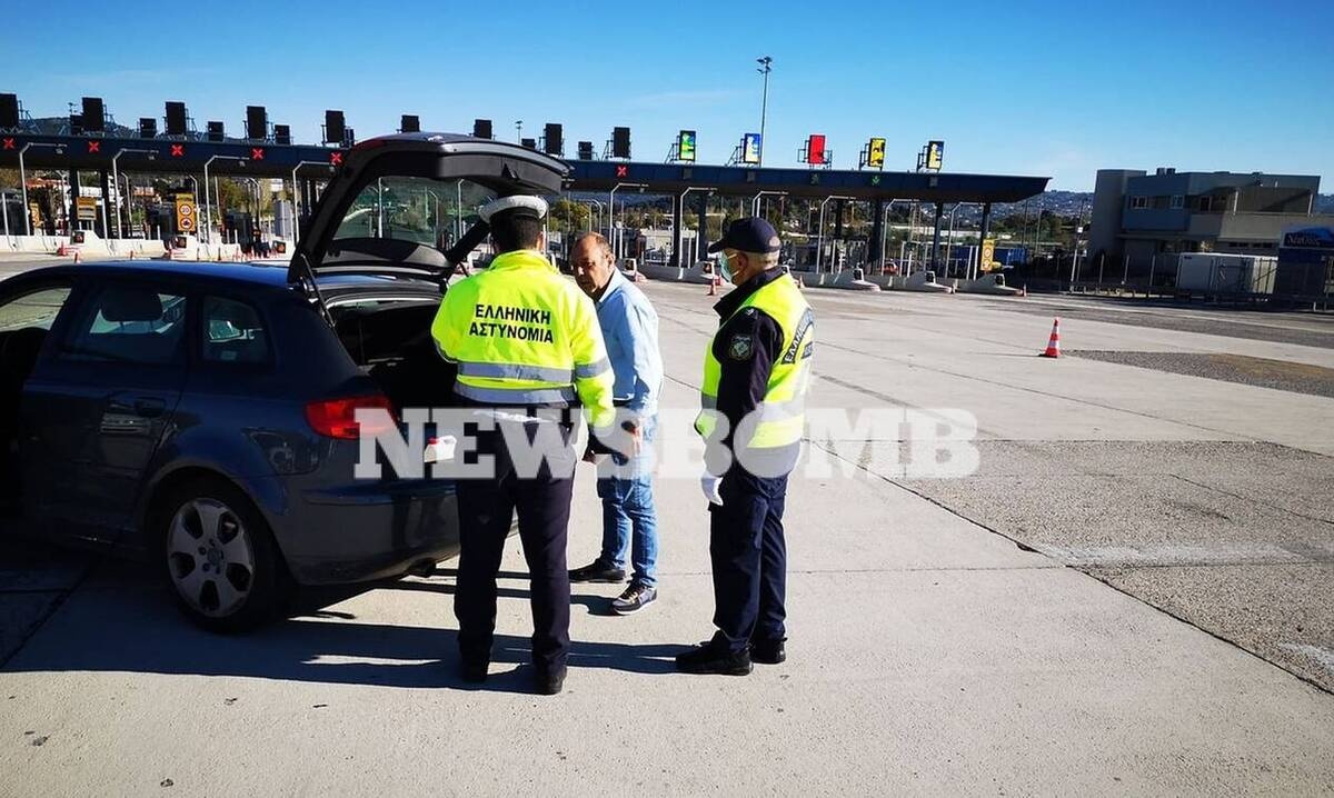 Κορονοϊός - Ρεπορτάζ Newsbomb.gr: Μπλόκο στις Αφίδνες - Πρόστιμα και αφαίρεση πινακίδων σε παραβάτες