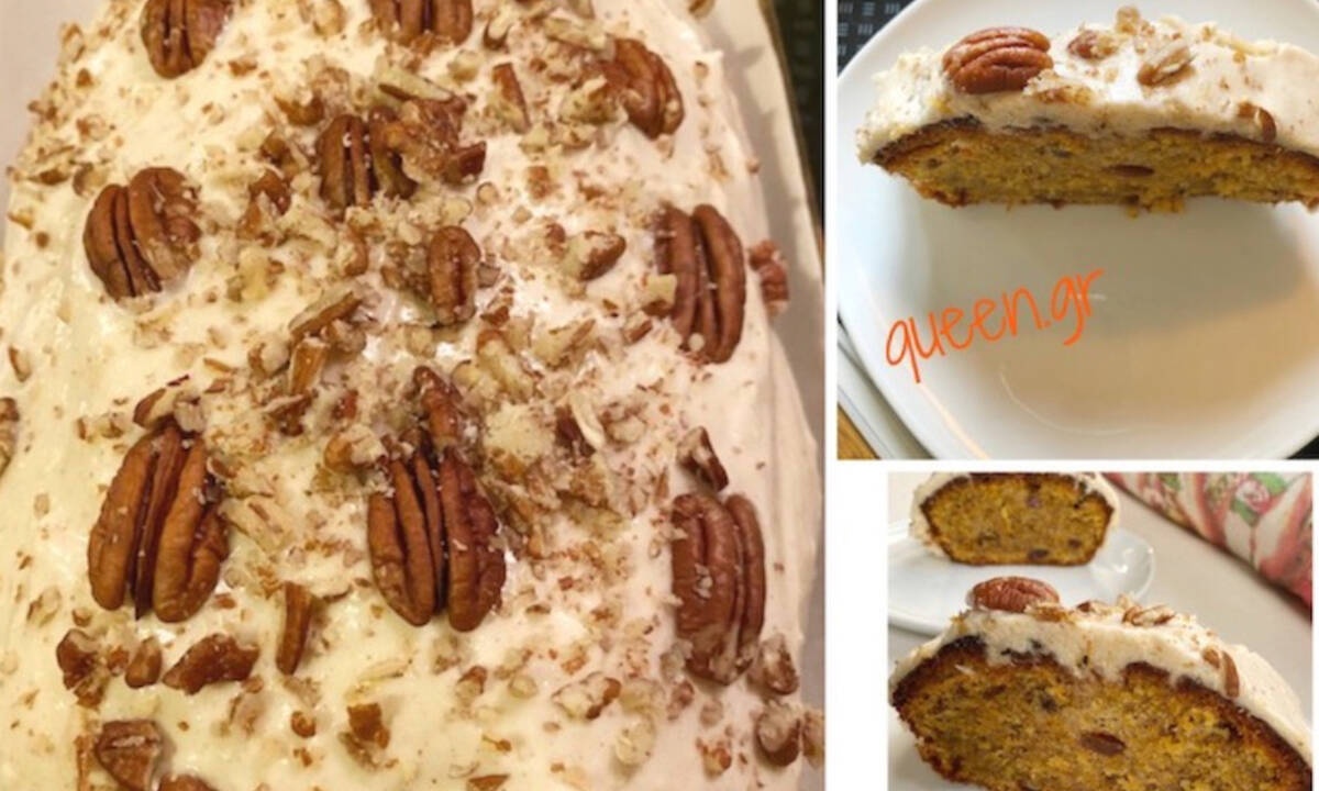 Yummy συνταγή για Carrot Cake με Pekan (Γράφει αποκλειστικά στο Queen.gr η Majenco)