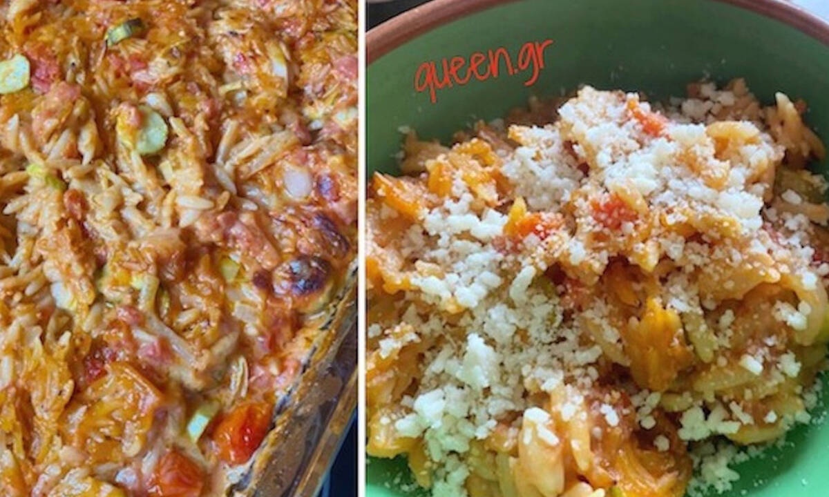 Κριθαράκι με ταχίνι, ντοματίνια και κολοκυθάκια!!! (Γράφει αποκλειστικά στο Queen.gr η Majenco)