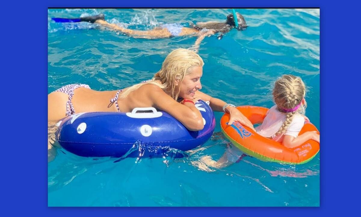 Ελένη Μενεγάκη: Αυτή είναι η εμμονή της όταν πηγαίνει για βουτιές!  