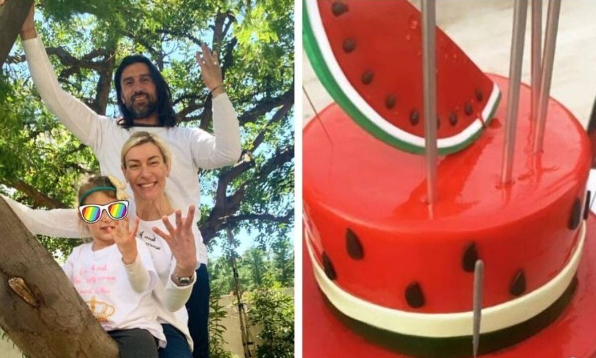 Ζέτα Δούκα: Το πάρτυ της μικρής Θάλειας είχε θέμα το καρπούζι 
