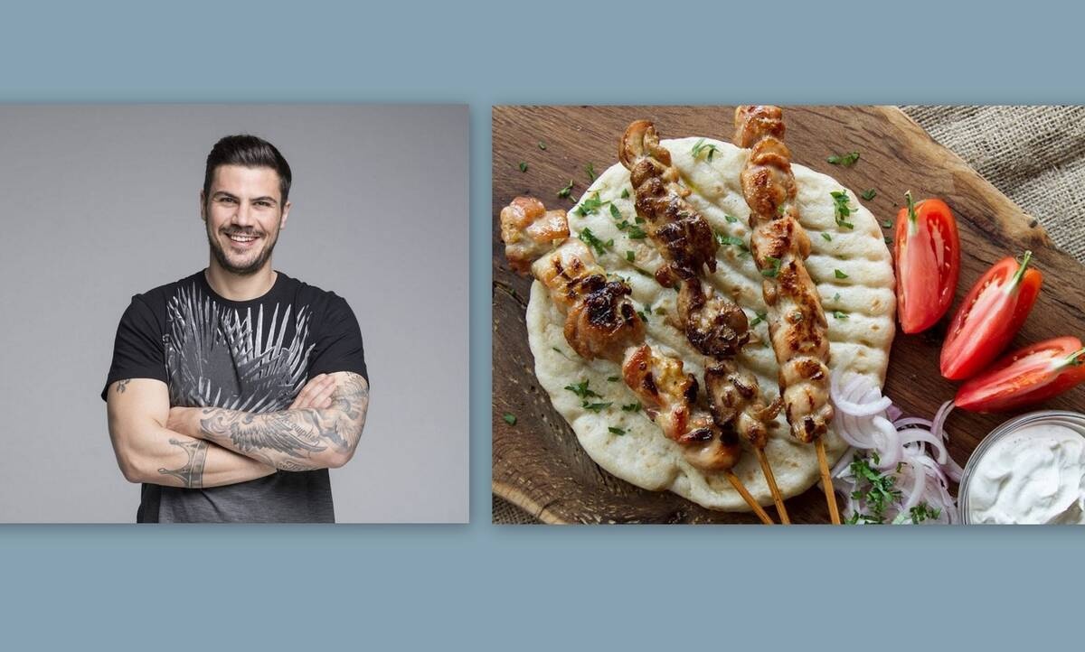 Σουβλάκι κοτόπουλο από τον Άκη Πετρετζίκη!