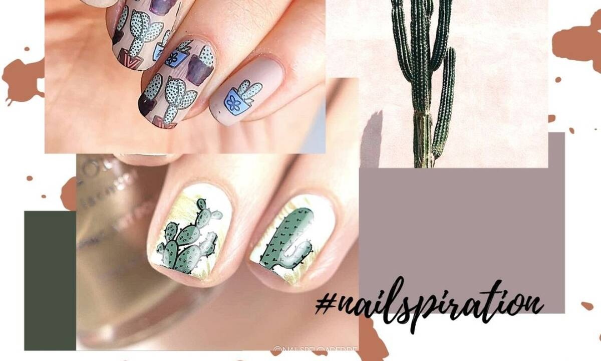 Οι κάκτοι στο μανικιούρ είναι τάση και σου έχουμε τα καλύτερα σχέδια