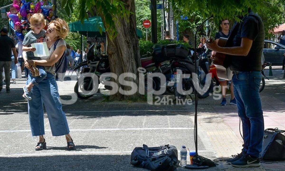 Μελωδία της... ευτυχίας! Η Ευδοκία Ρουμελιώτη σε στιγμές με τον γιο της