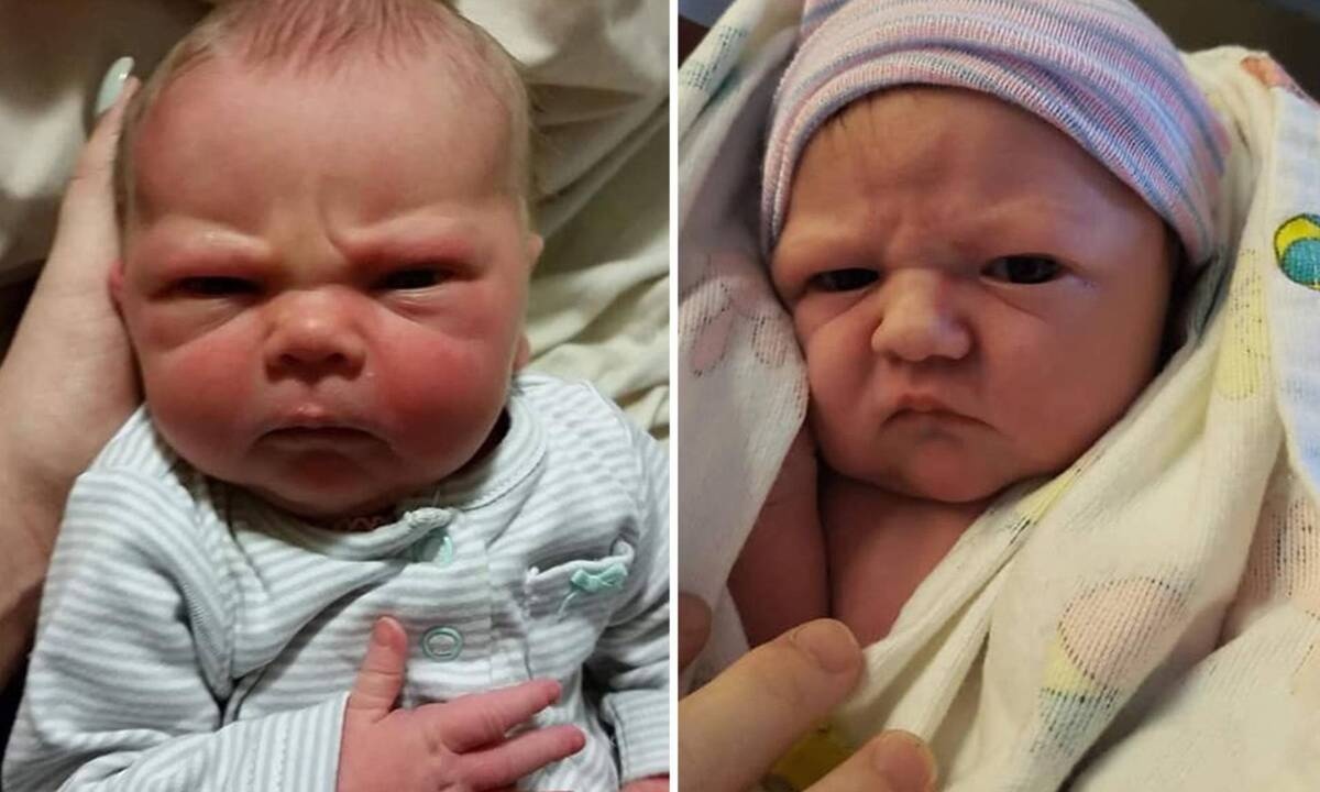 Οι γκρινιάρικες φατσούλες μωρών τρελαίνουν το διαδίκτυο