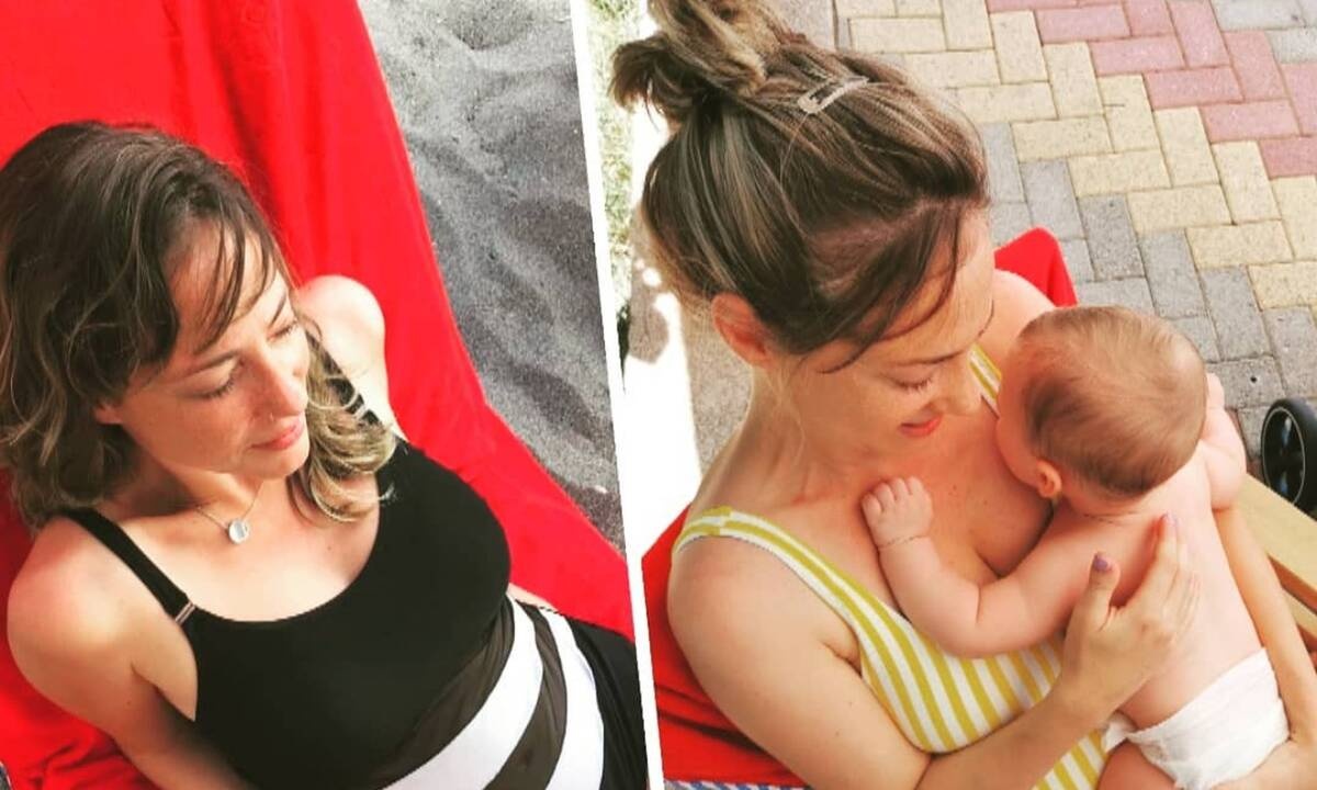 Αλεξάνδρα Ούστα: Η τρυφερή φώτο με τον γιο της αγκαλιά στο πάτωμα