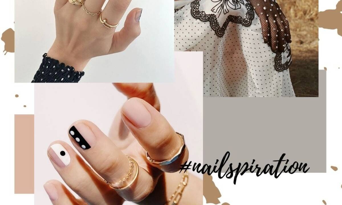 Το μανικιούρ που πρέπει να δοκιμάσεις: Μαυρόασπρο πουά