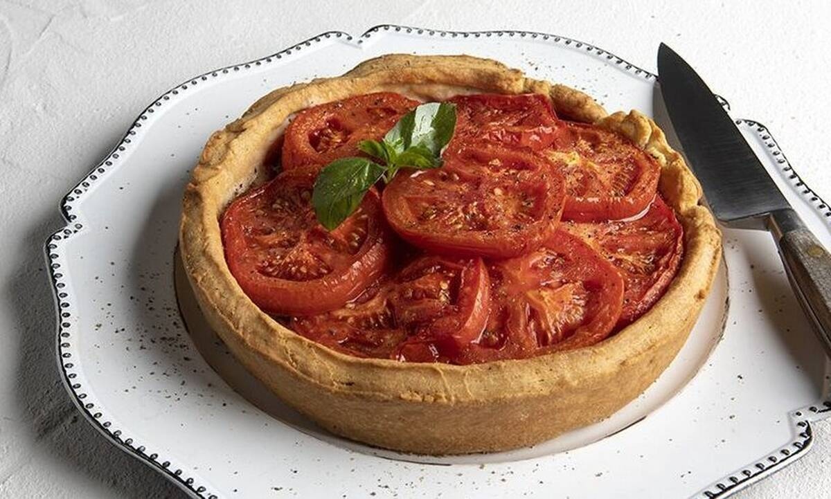 Τάρτα ντομάτας από τον Άκη Πετρετζίκη