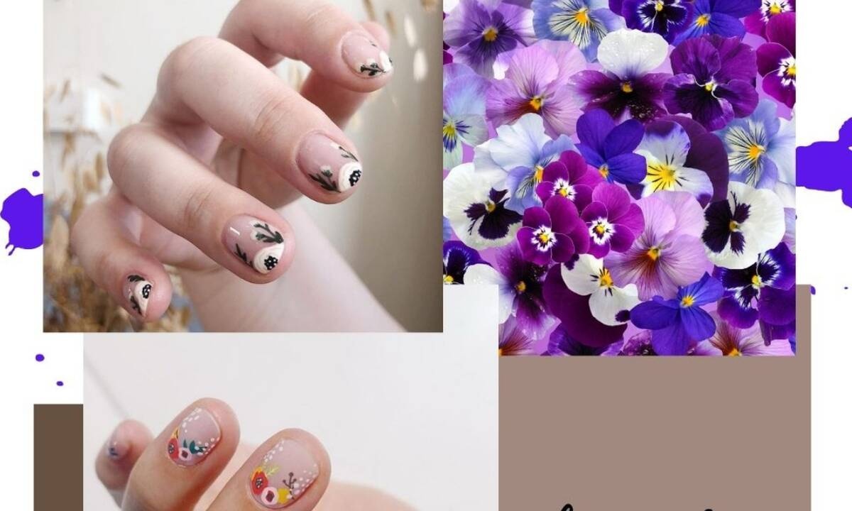 Αυτά είναι τα πιο όμορφα nail art με χειμερινά λουλούδια