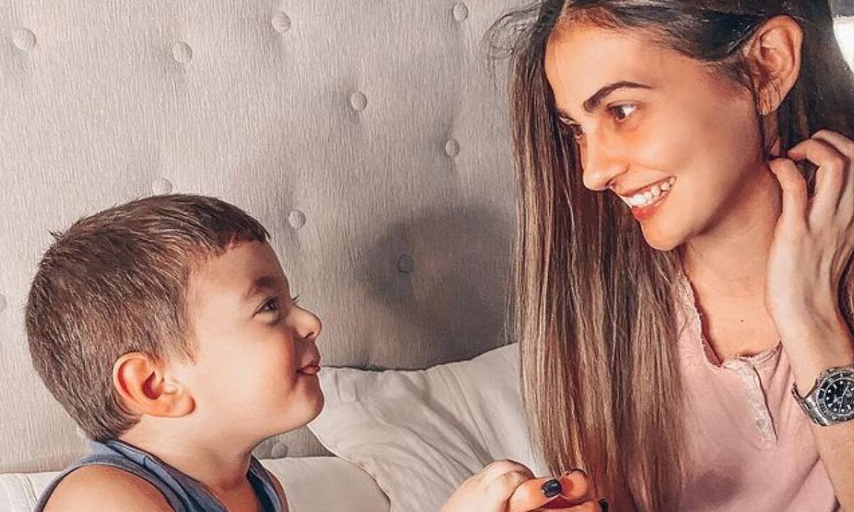 Αγγελική Δαλιάνη: Απίθανο το νέο κρεβάτι του γιου της - Δείτε φώτο